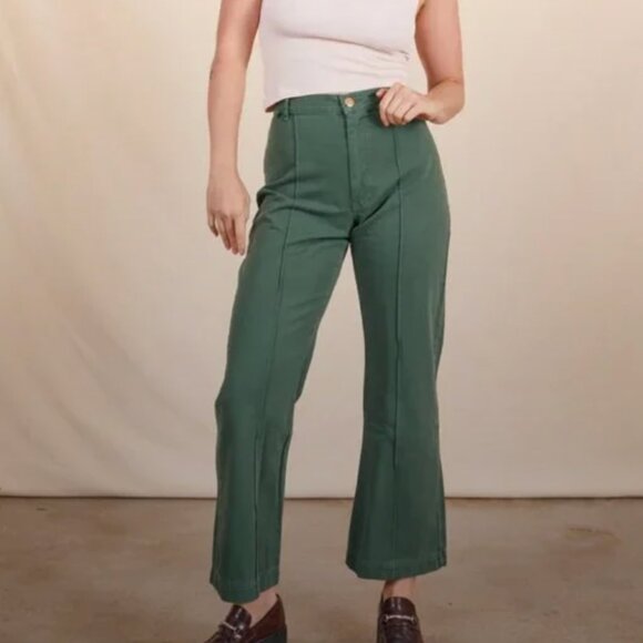 Big Bud Press Western Pants in Emerald - Picture 1 of 5